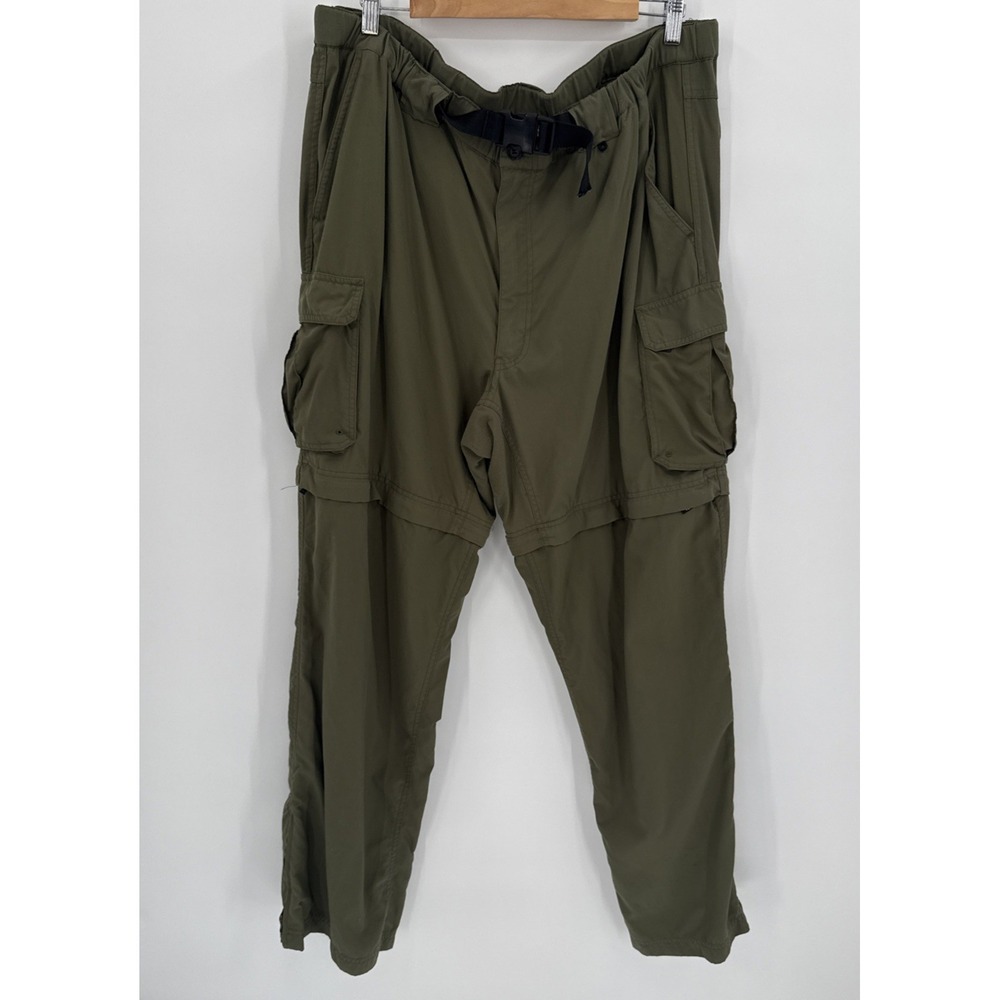 Boy Scouts of America Mens Green Switchback Convertible Pants Size XL 32" Nature